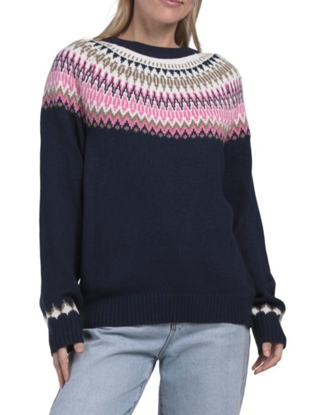 ERIKA Fair Isle Pull Over Sweater